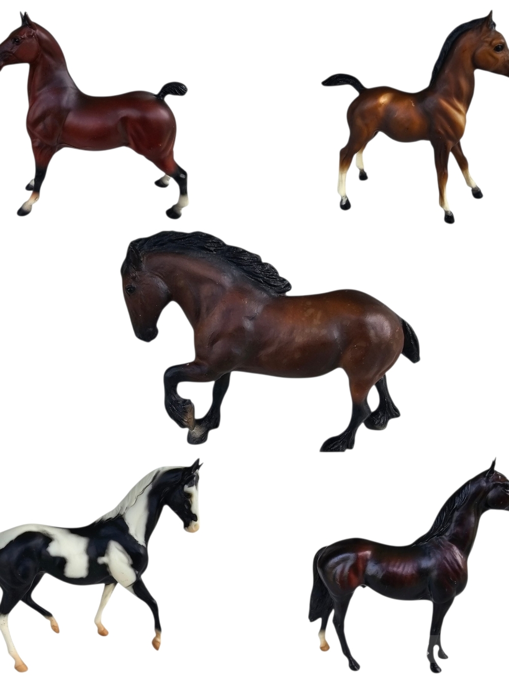 Breyer Horse Lot 5 Vintage Model Horses Mixed Collection
